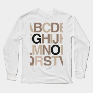 Alphabet Long Sleeve T-Shirt